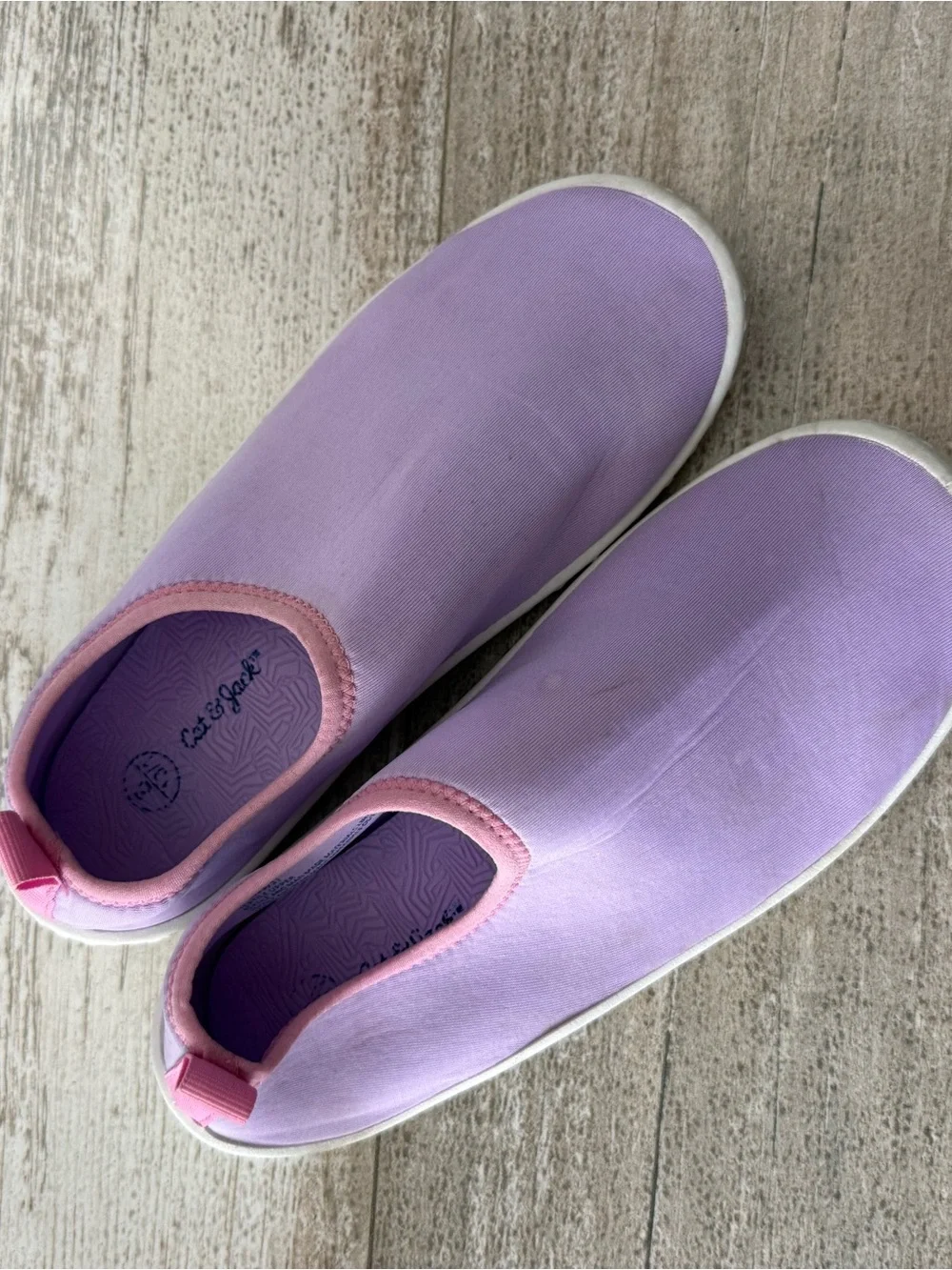 Cat & Jack Lavender Pink Slip-On Water Shoes